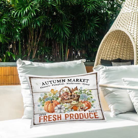 Stupell Industries Fresh Fall Produce Outdoor Printed Pillow